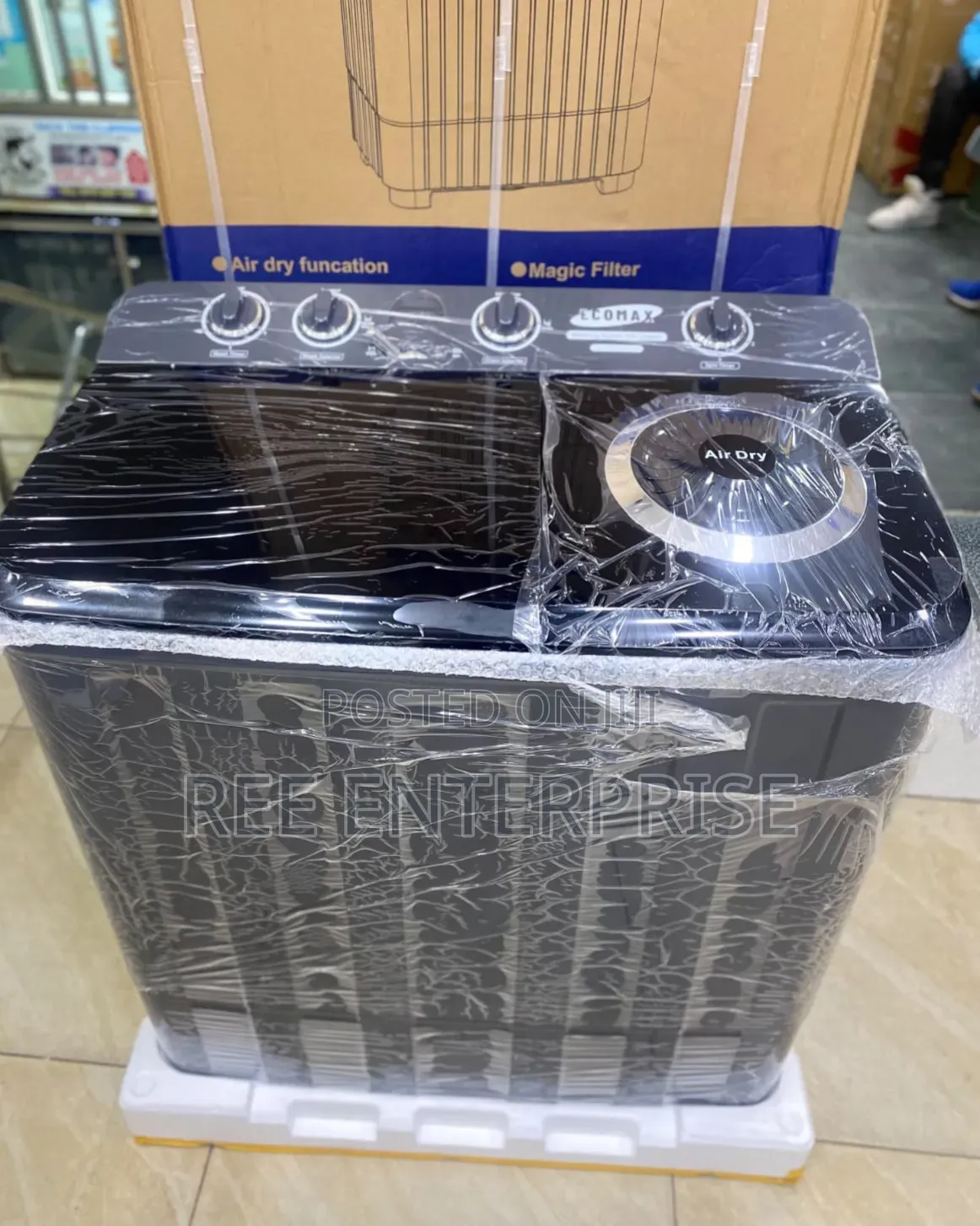 Ecomax 13kg Twin Tub Semi Automatic Washing Machine