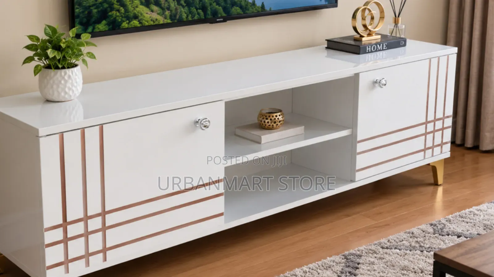 A New Sydney 4ft TV Stand, White Finishing