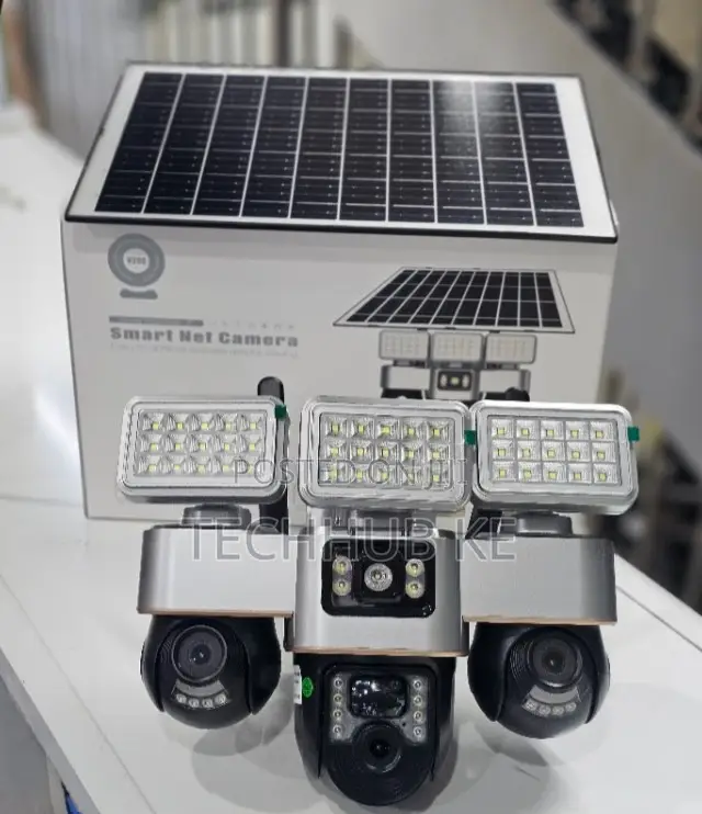 4G SIM Triple Lens Solar PTZ CCTV – Outdoor Security Camera