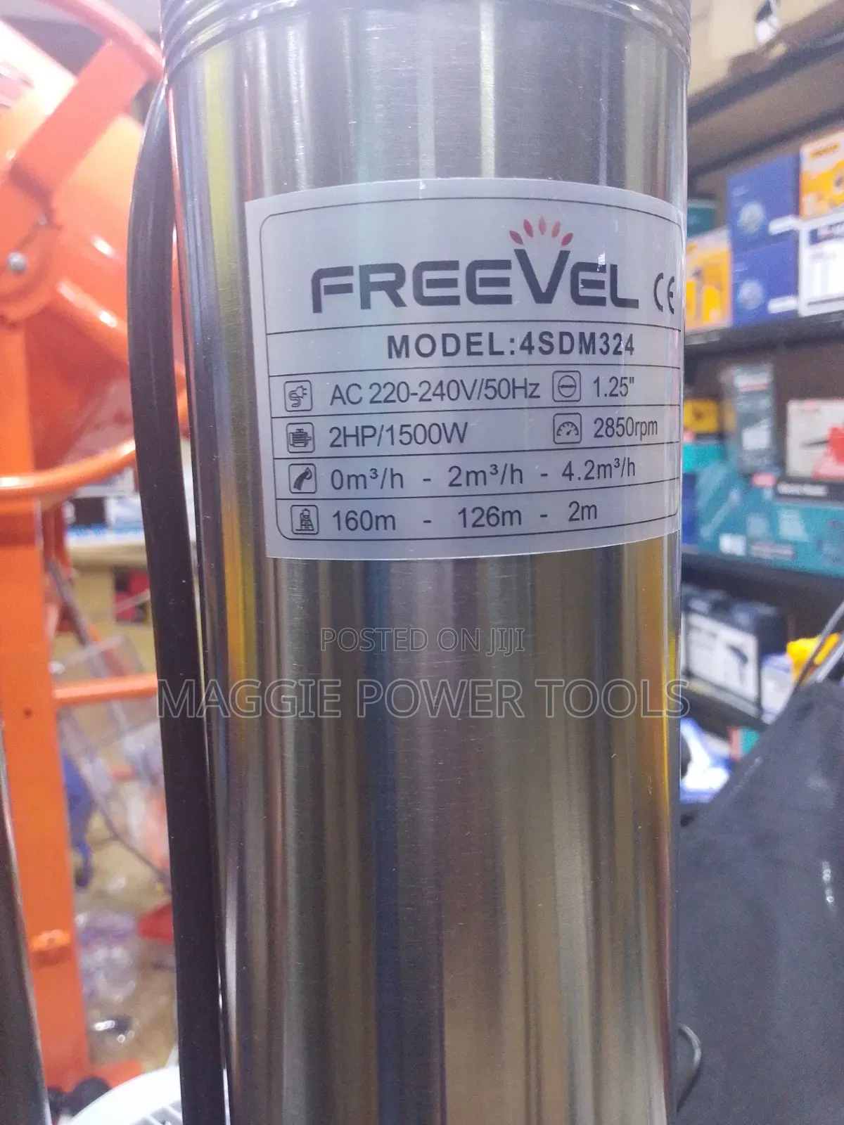 Freevel 2hp Submersible Water Pump/1500w Powerful 2hp Submersible Pump