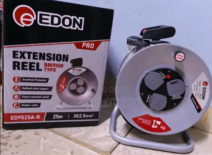 50m 2.5mm Edon Extension Cable Reel/Quality 50m Edon Extension Cord