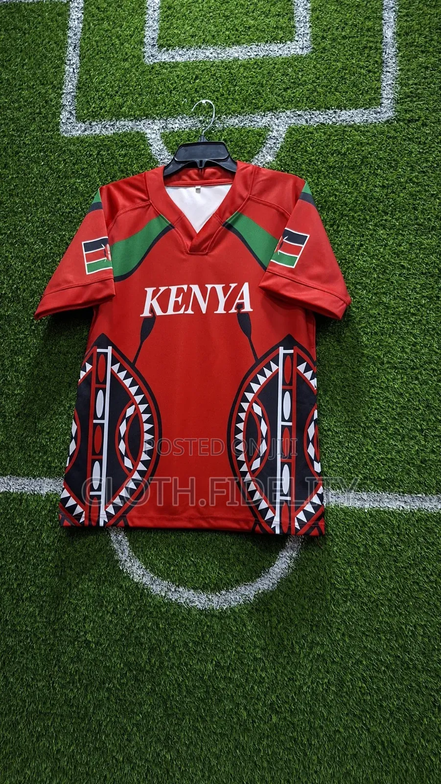 Kenya (Shield)Rugby Jersey.