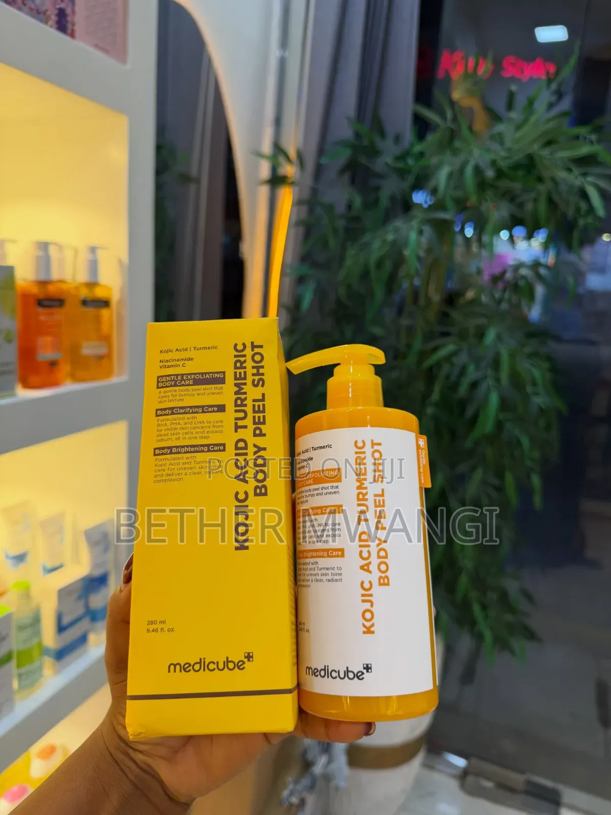 Medicube Kojic Acid Turmeric Body Peel Shot