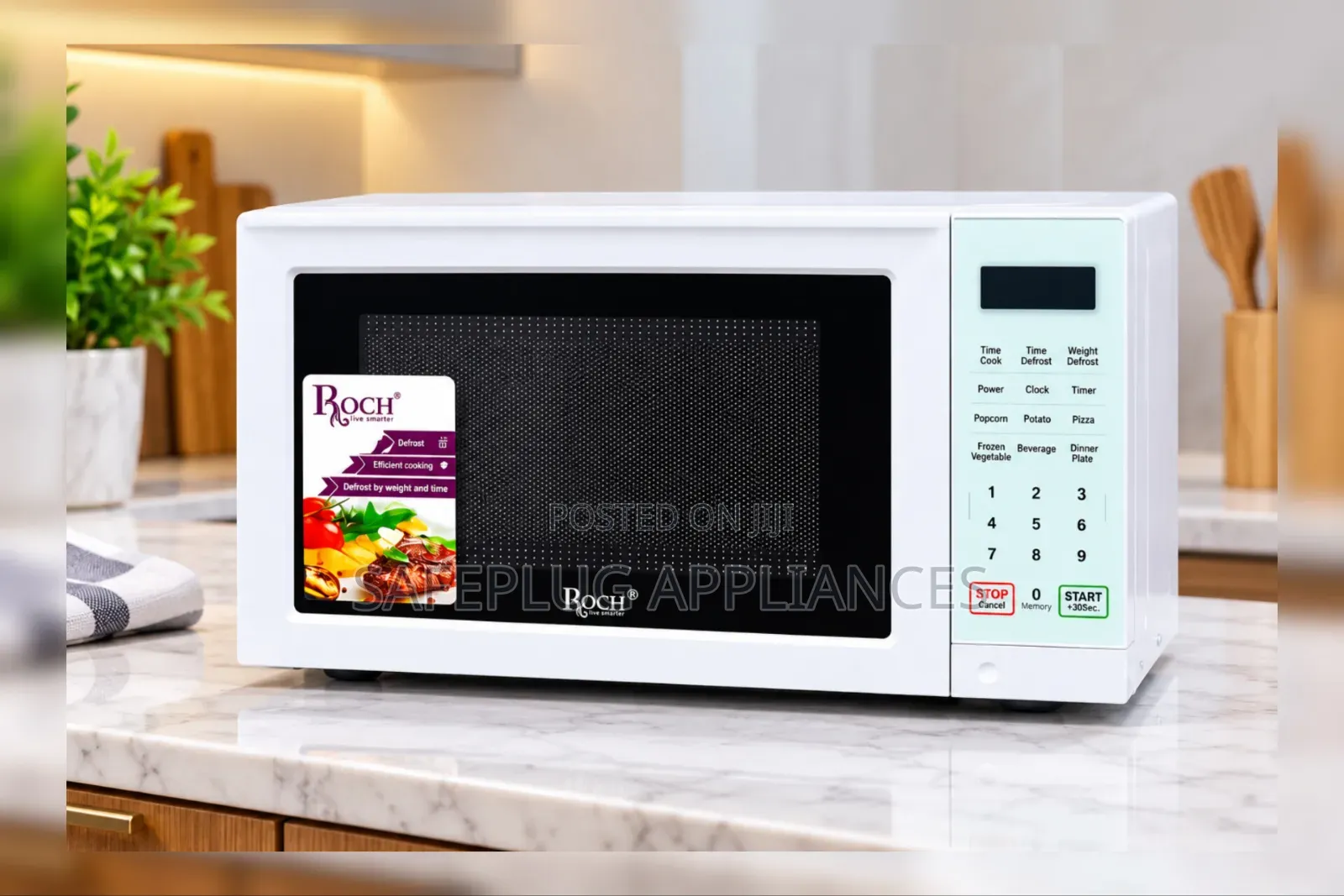 Roch Digital Microwave – White