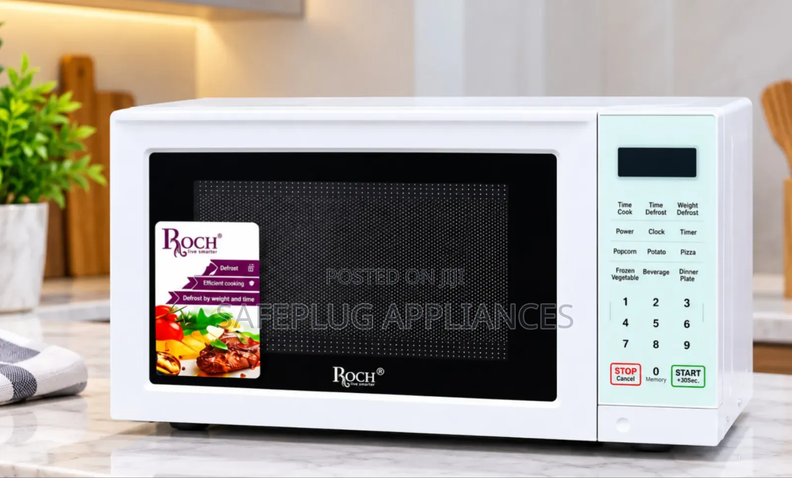 Roch Digital Microwave – White