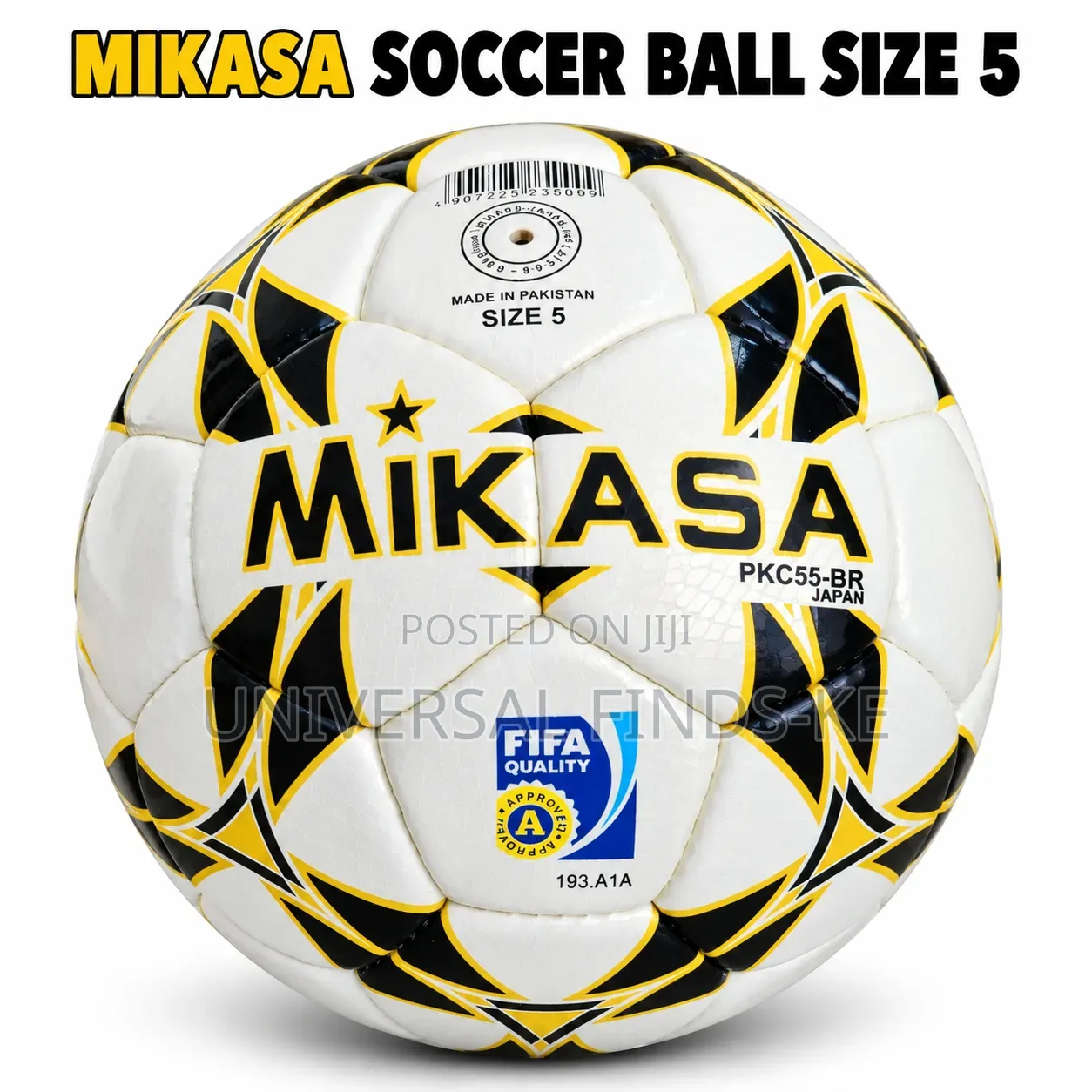 Mikasa Soccer Ball Size 5 for Football Training Practice