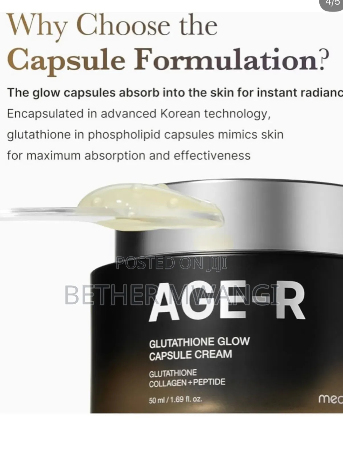 Medicube AGE-R Glutathione Glow Capsule Cream in Kenya