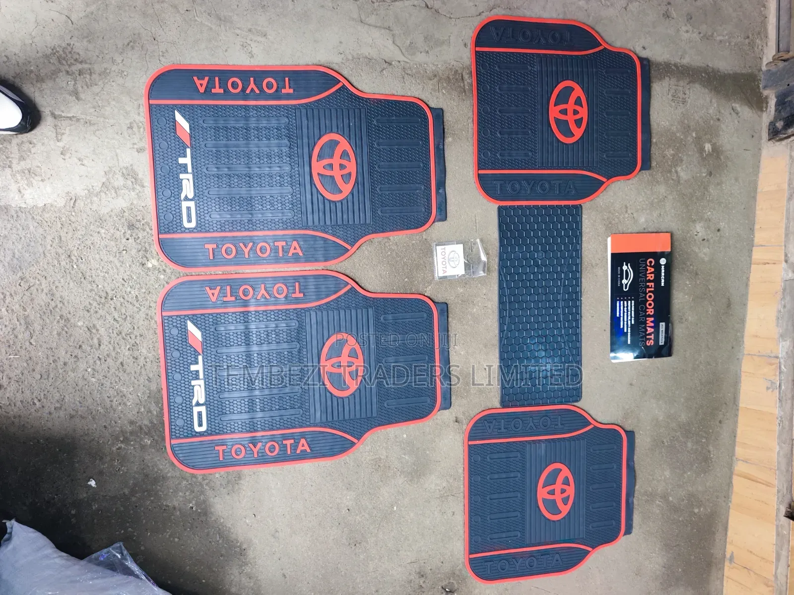 Toyota Floor Mats Rubber Car Mats + Insurance Holder | Affordable