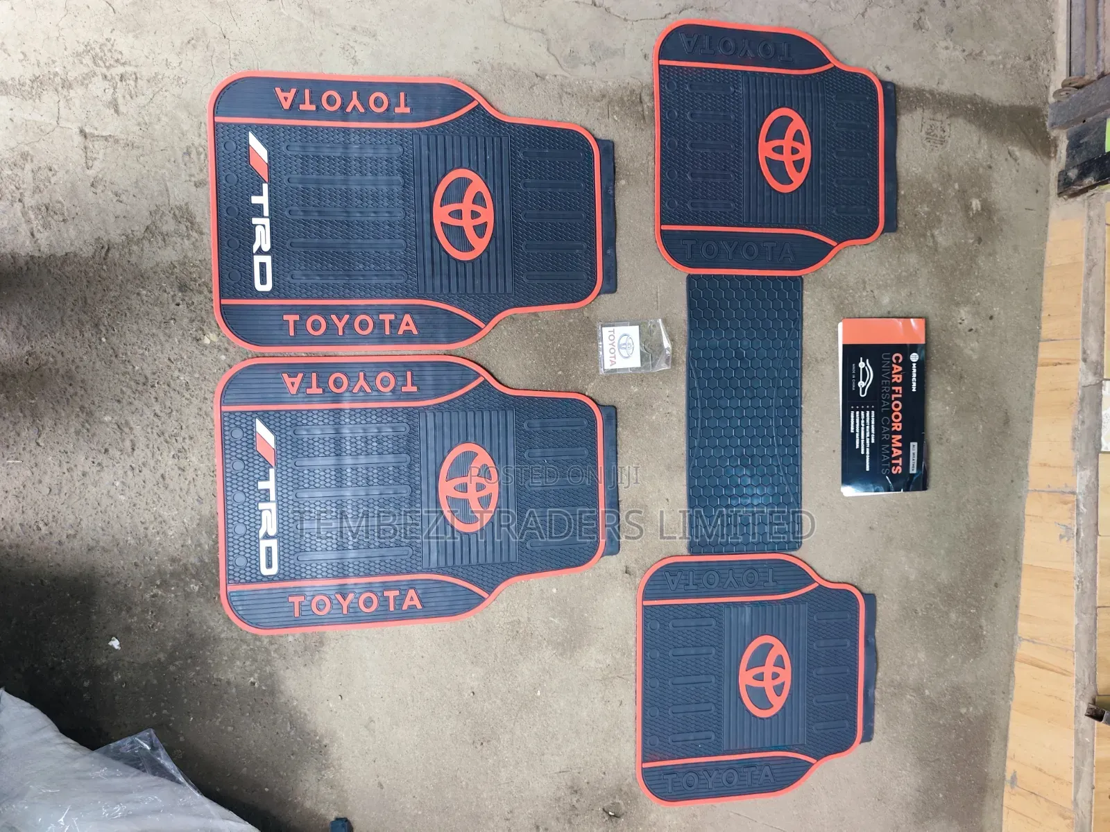 Toyota Floor Mats Rubber Car Mats + Insurance Holder | Affordable