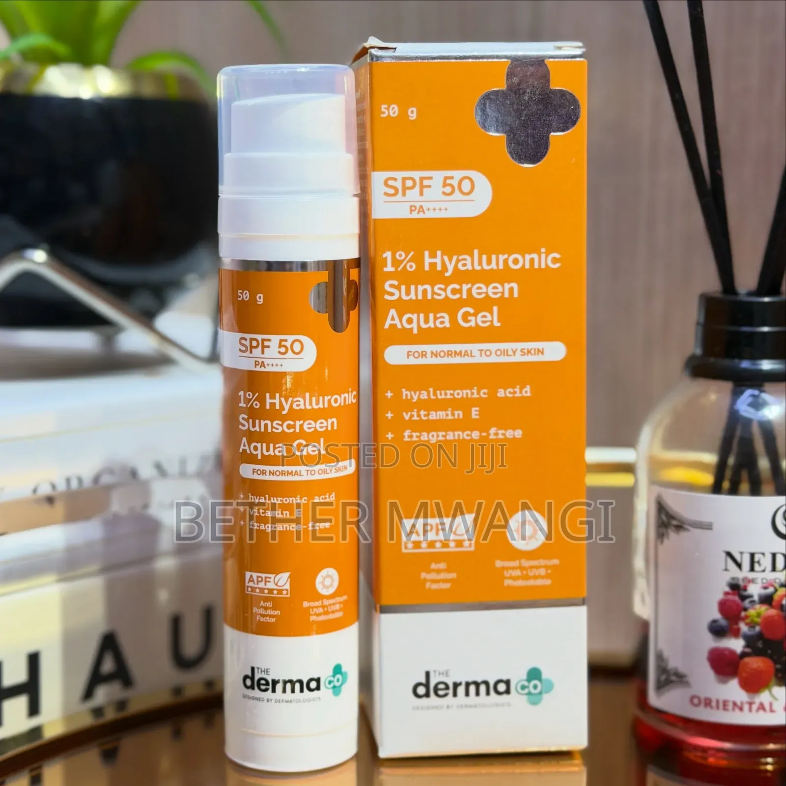 The Derma Co 1% Hyaluronic Sunscreen Aqua Gel in Kenya
