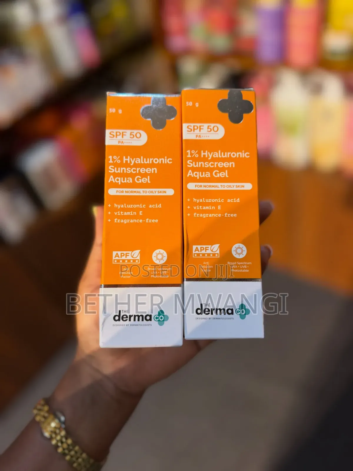 The Derma Co 1% Hyaluronic Sunscreen Aqua Gel in Kenya
