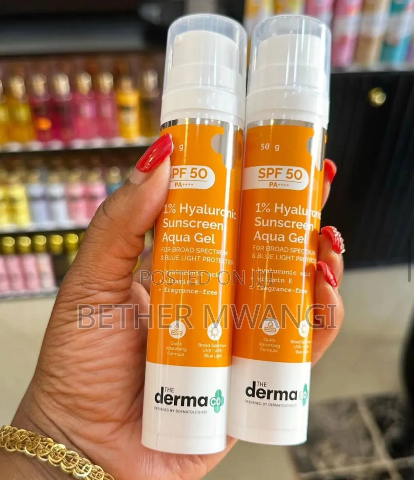 The Derma Co 1% Hyaluronic Sunscreen Aqua Gel in Kenya