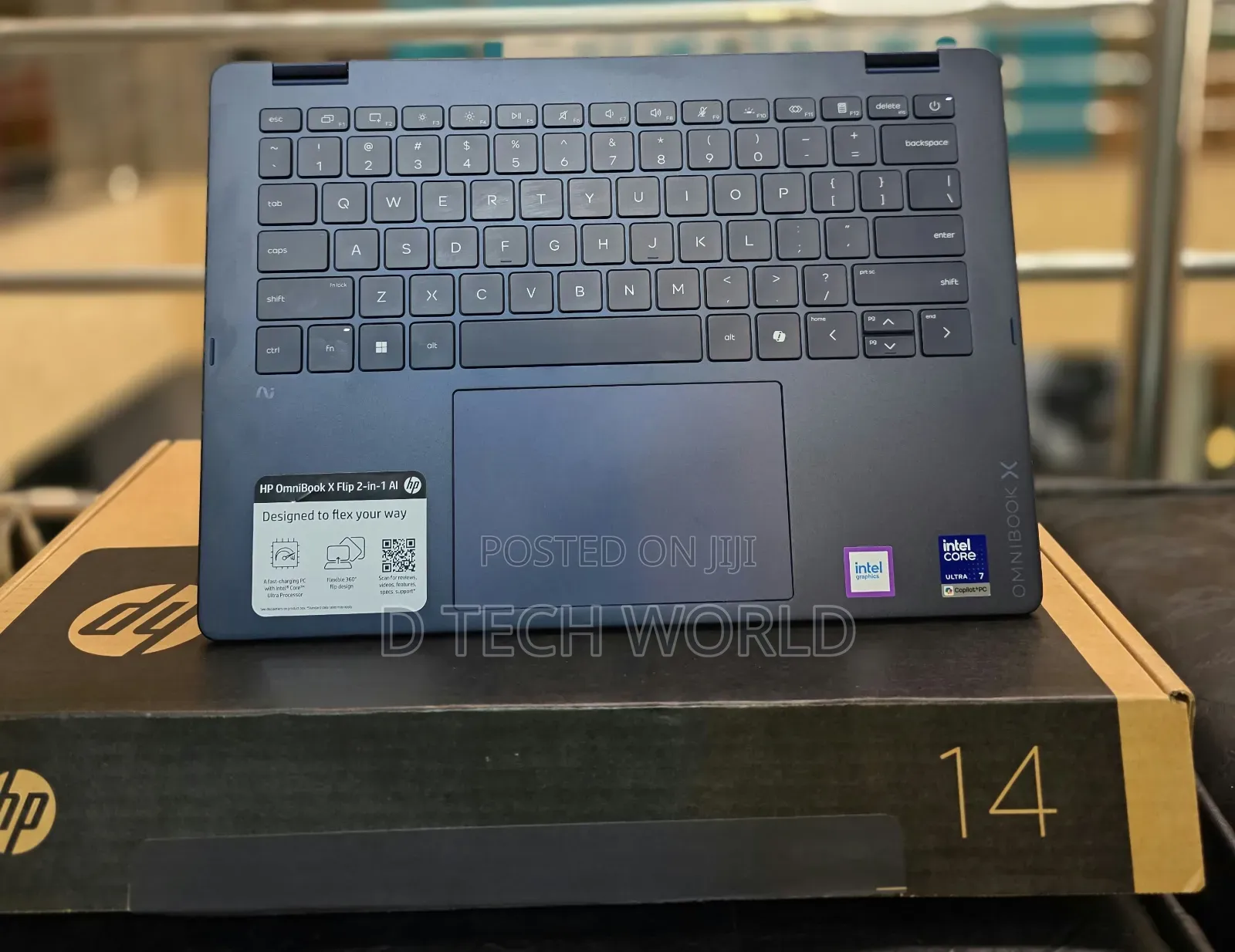 New Laptop HP OmniBook X Flip 14" 24GB Intel Core Ultra 7 SSD 512GB