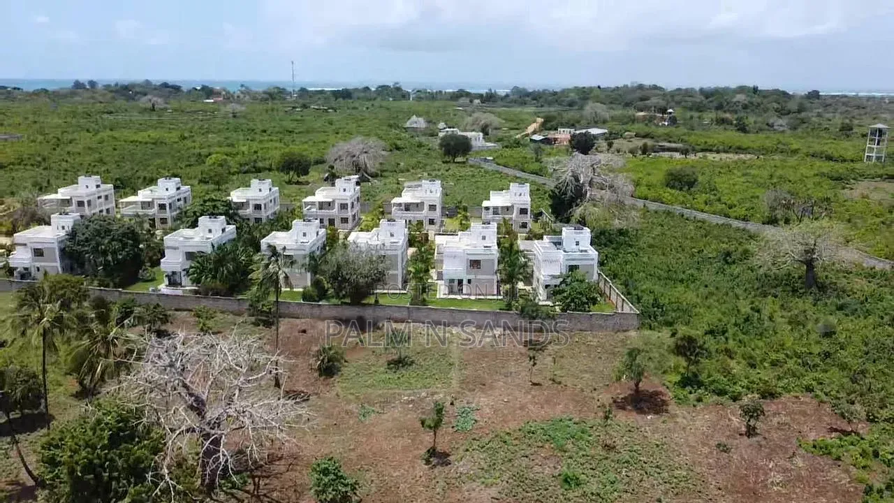 One Acre Second Row Beach Near Almond Ridge Diani