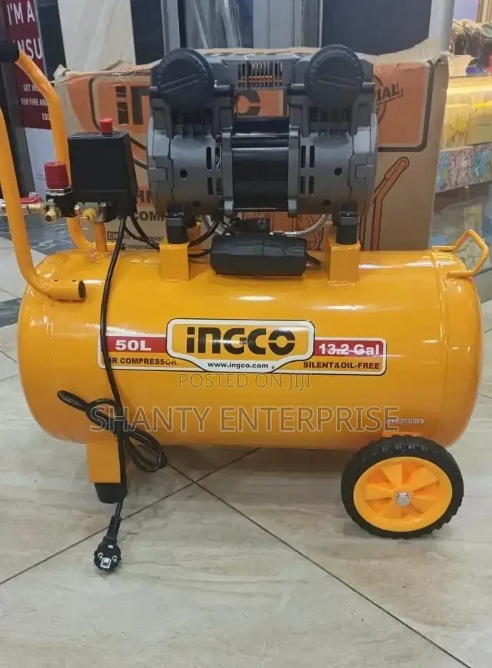 Silent Air Compressor Ingco 50lites Oil Free