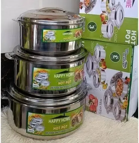 3 PCS Happy Home Hotpots