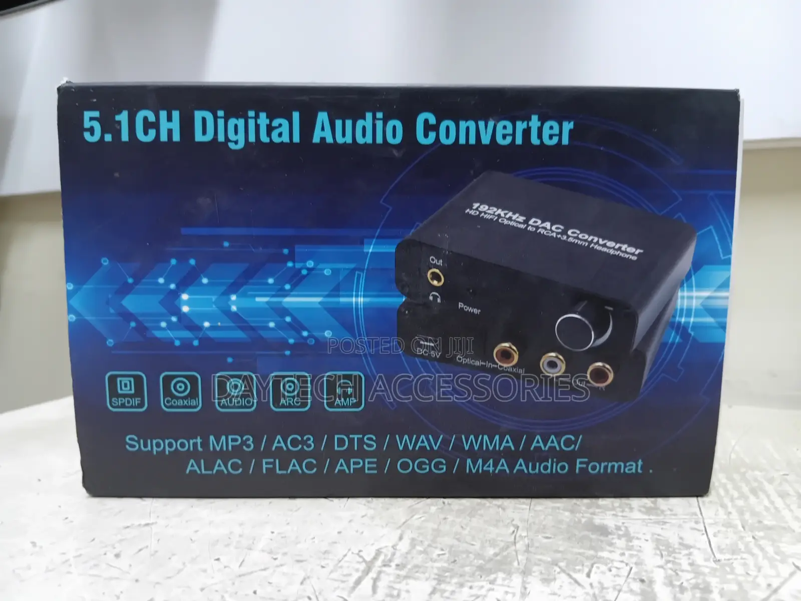 5.1CH Digital Audio Converter (192kHz DAC Converter)