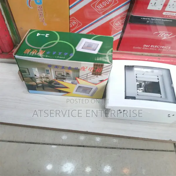 2 Way CONSUMER UNIT BOX Circuit Breaker Distribution