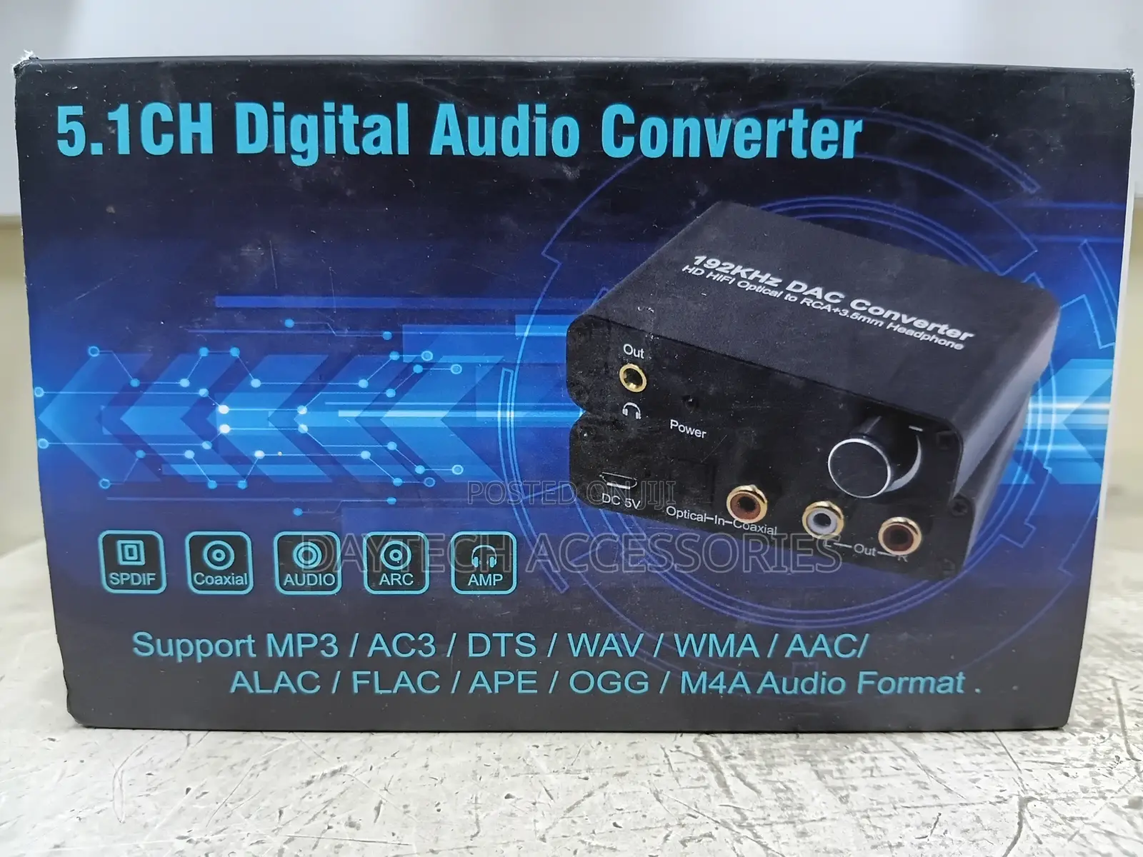 5.1CH Digital Audio Converter DAC (Digital-to-Analog Converter)