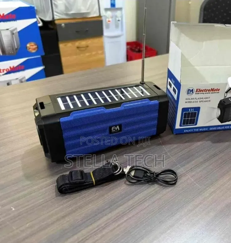 Electromate Solar Flashlight Wireless Robot Speaker
