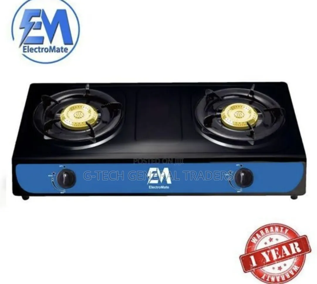 ElectroMate Two Burner Auto Ignition Gas Cooker