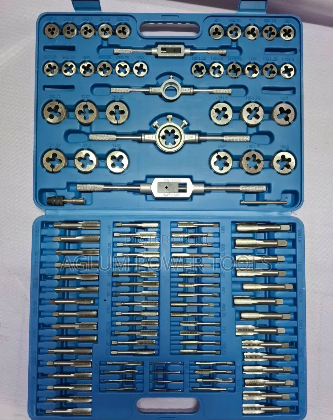 Tap & Die Set Pieces 110 Pieces