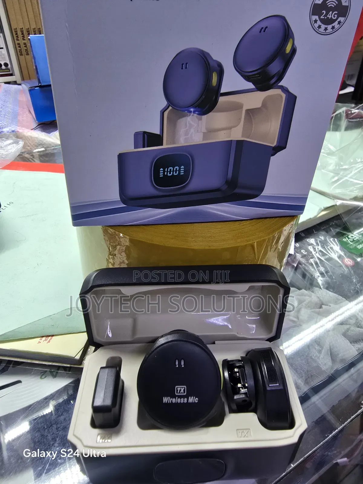 Rechargeable Wireless Mic Kit With Dual Transmitters for Creators