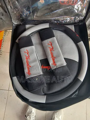 5 Seater Grey Mix Black Fabric Car Seats Covers