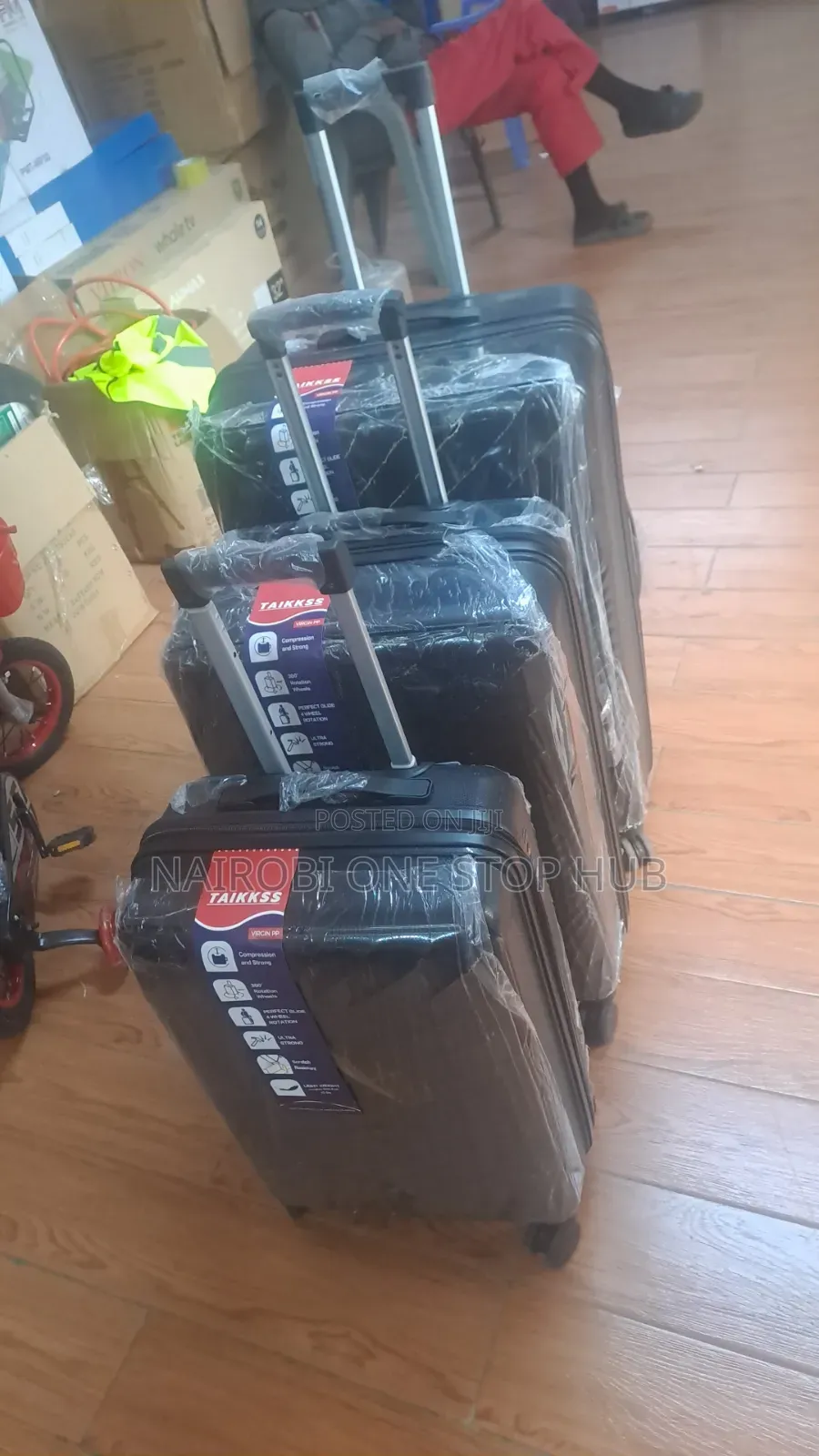 3 in 1 Executive Rubber Suitcase