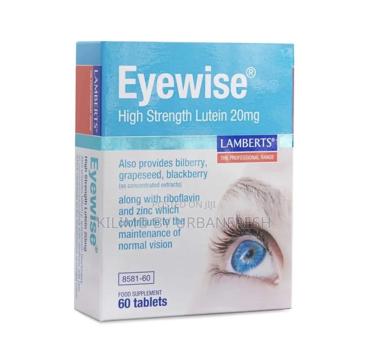 Lamberts Eyewise High Strength Lutein 20mg Tablets 60’s Eye Support