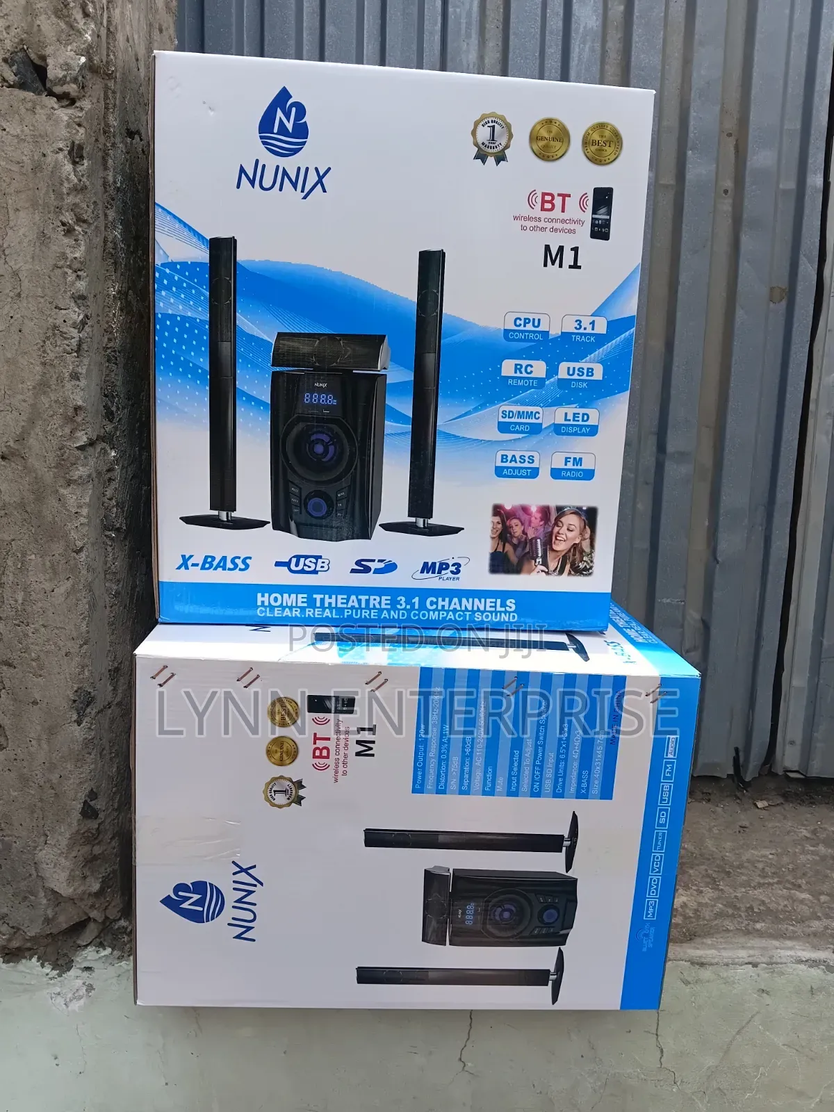 Nunix 3.1CH Home Theater Speaker System Model NU_M1