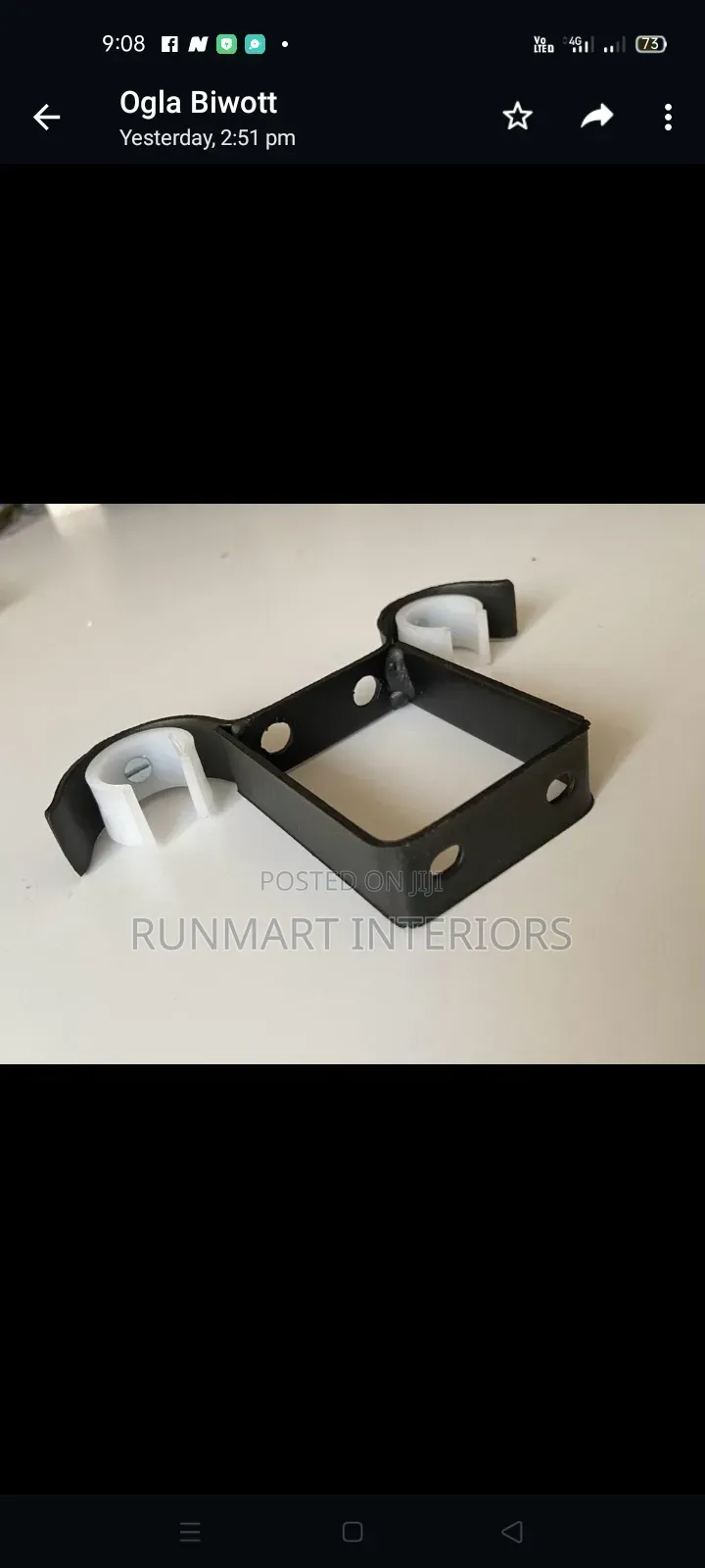 Curtain Rod Wall Brackets