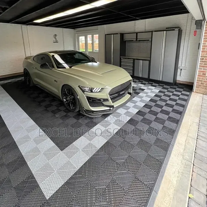 Garage Workshop Floor Tiles 15mm Thick & Durable