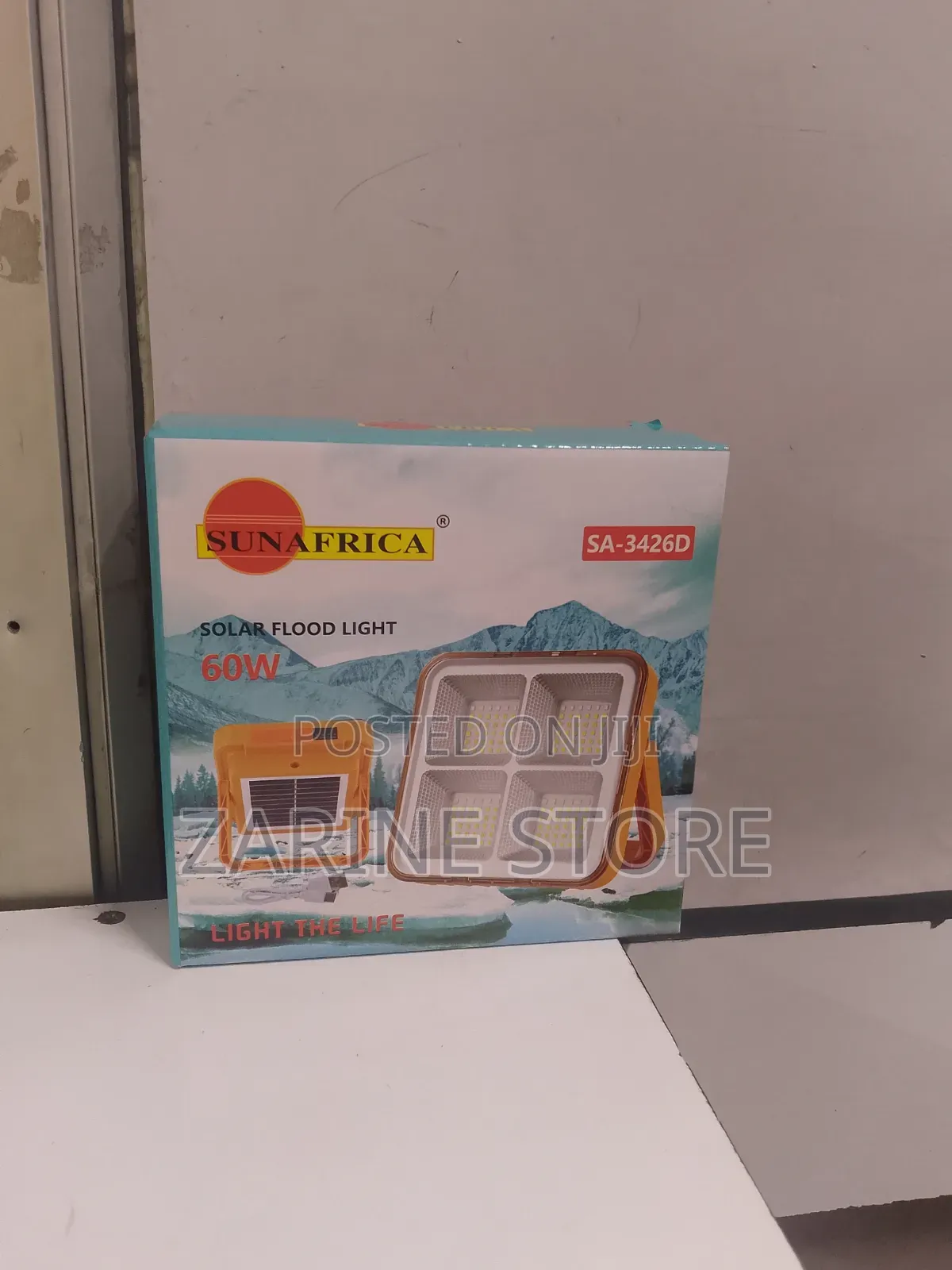 AC / Solar Flood Light Water Proof Indoor Outdoor Light 60W