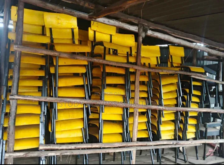 Durable Locker and Chair—Metal and Wood Built for School Use