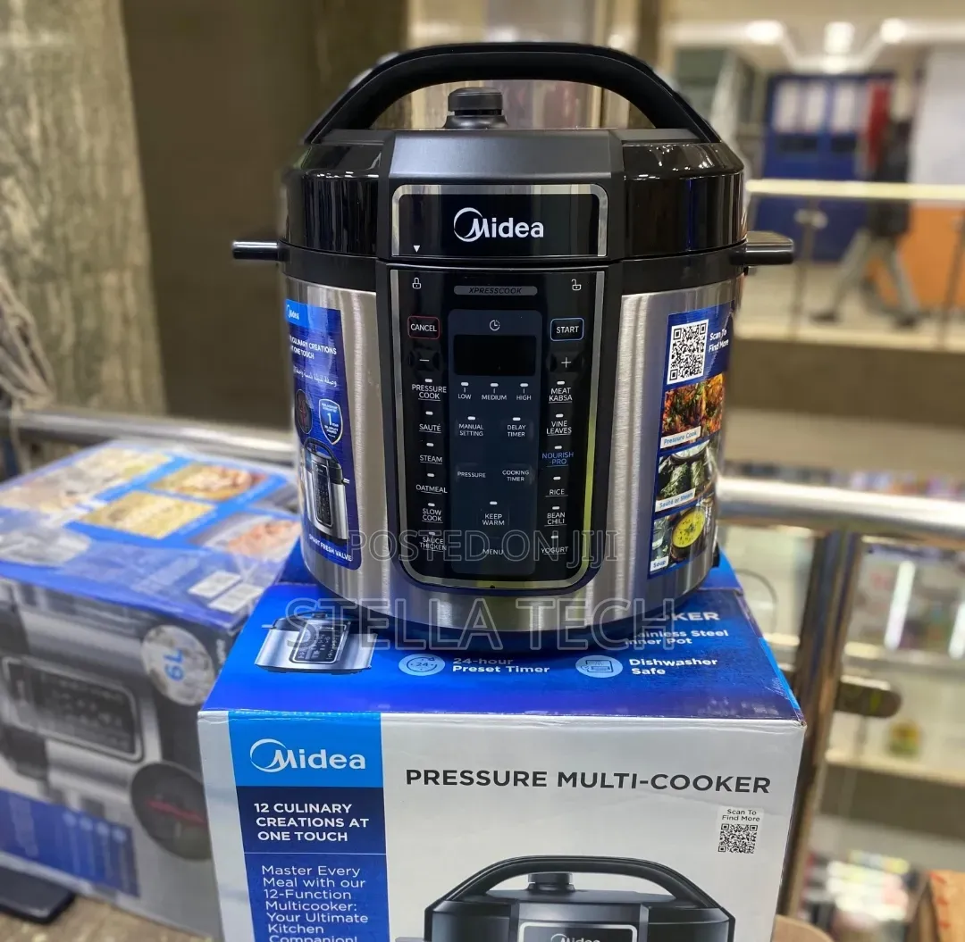 Midea 6L Stainless Steel Electric Pressure Cooker