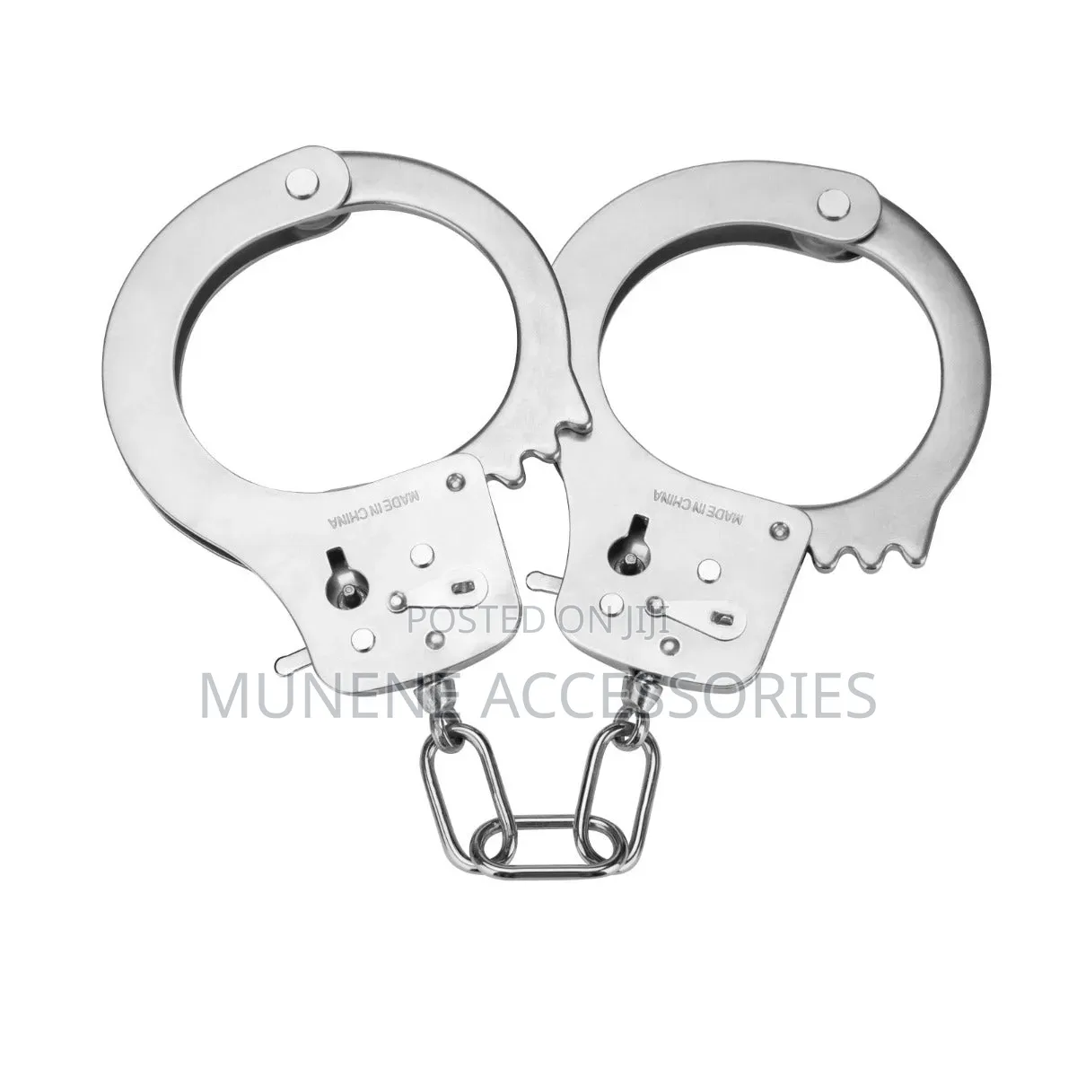Adult Bondage Cuffs Metallic With Safty Key