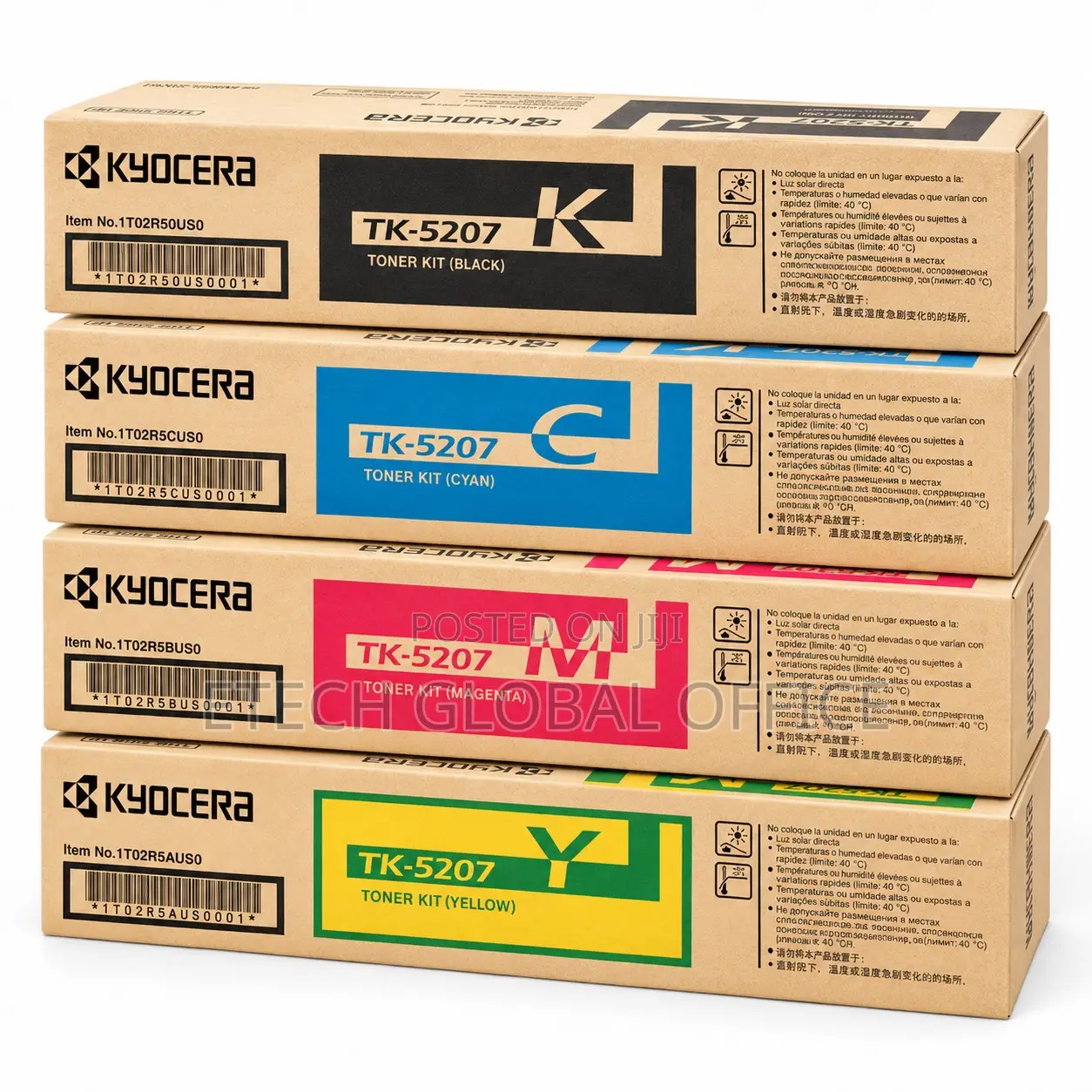 Kyocera TK-5207 CMYK Toner Set