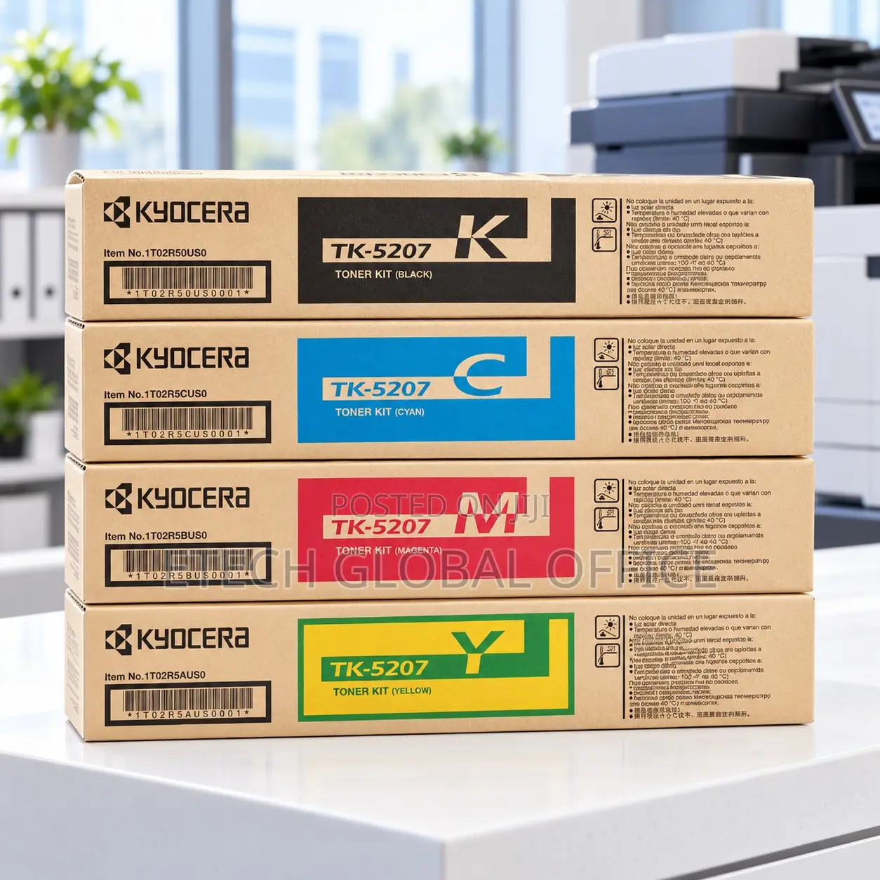 Kyocera TK-5207 Cyan Toner Cartridge
