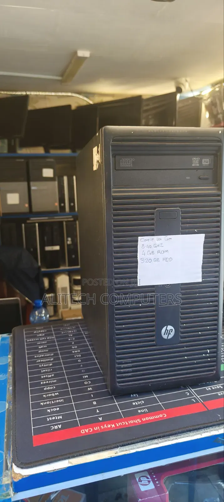 Desktop Computer HP 280 G3 8GB Intel Core i7 HDD 500GB