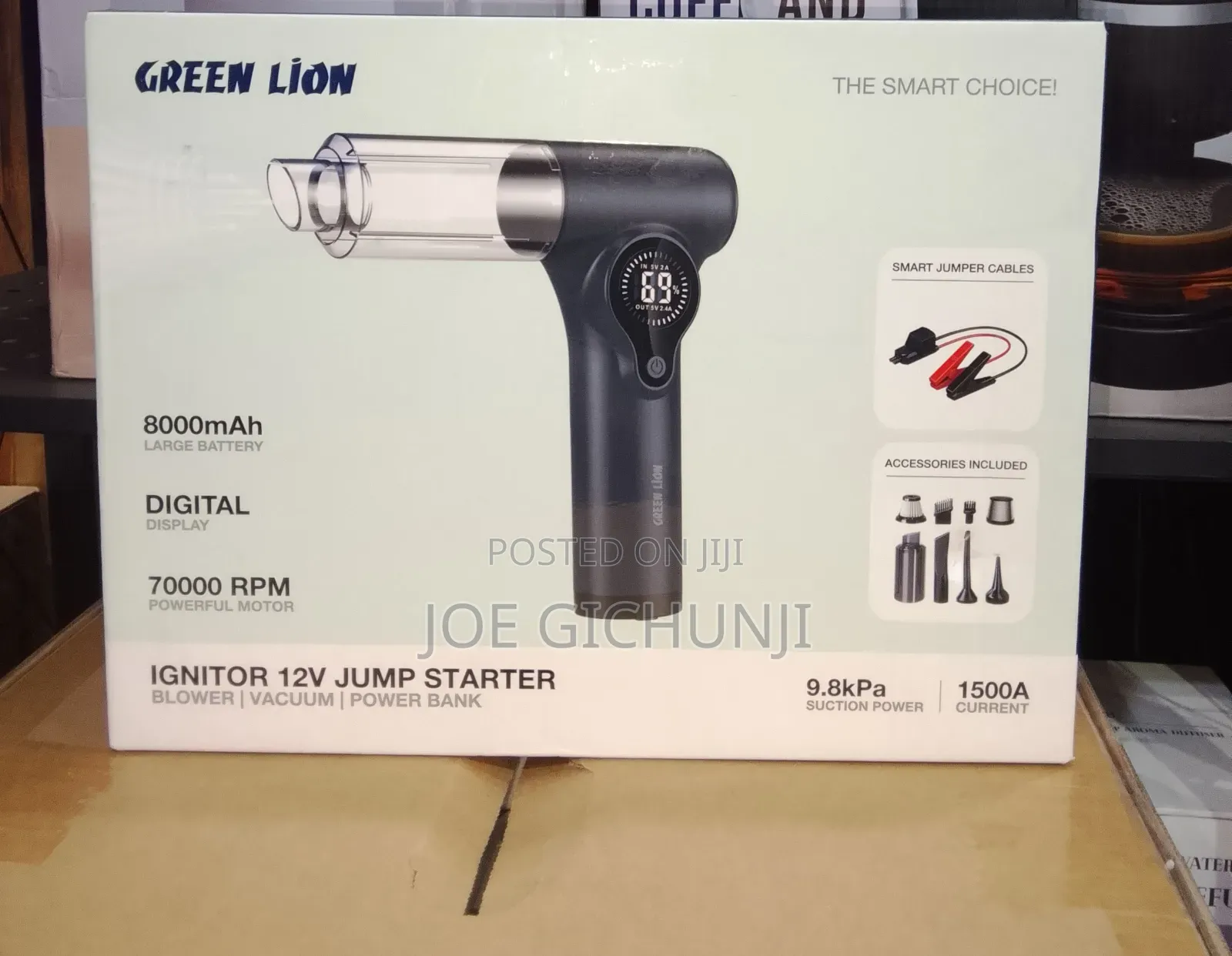 Green Lion Ignitor 12V 4-in-1 Jump Starter