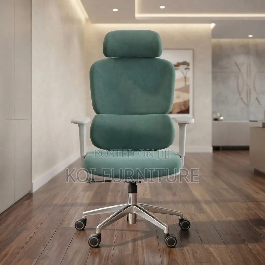 Office Chairs; Orthopedic Executive Blue Office Chair