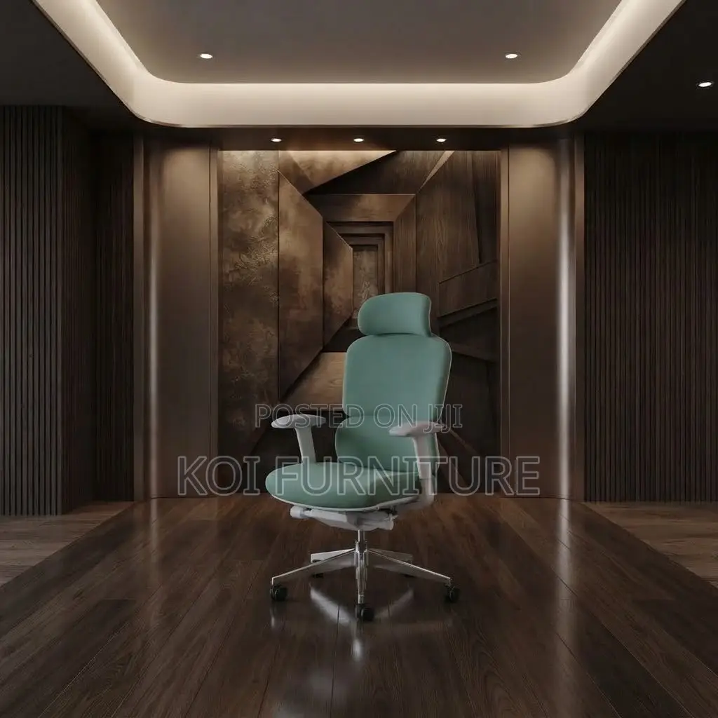 Office Chairs; Orthopedic Executive Blue Office Chair