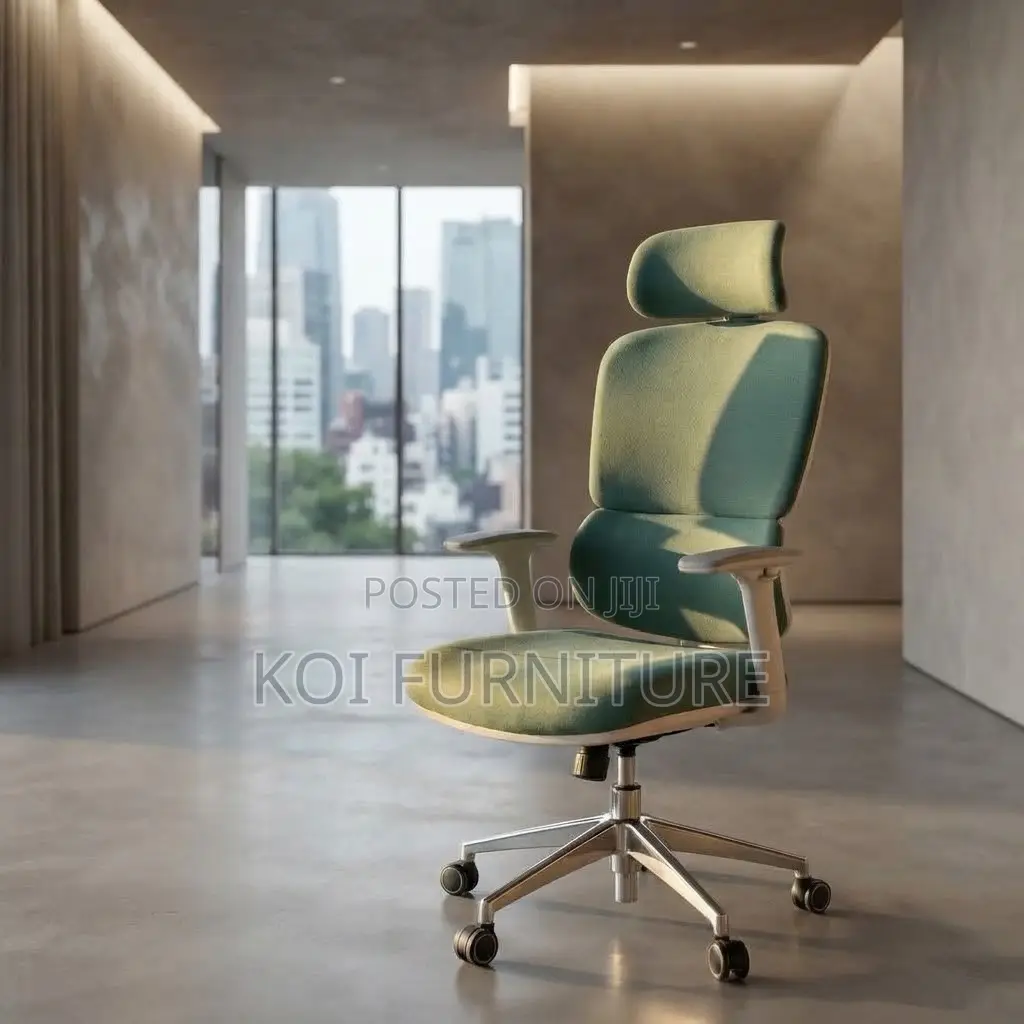 Office Chairs; Orthopedic Executive Blue Office Chair
