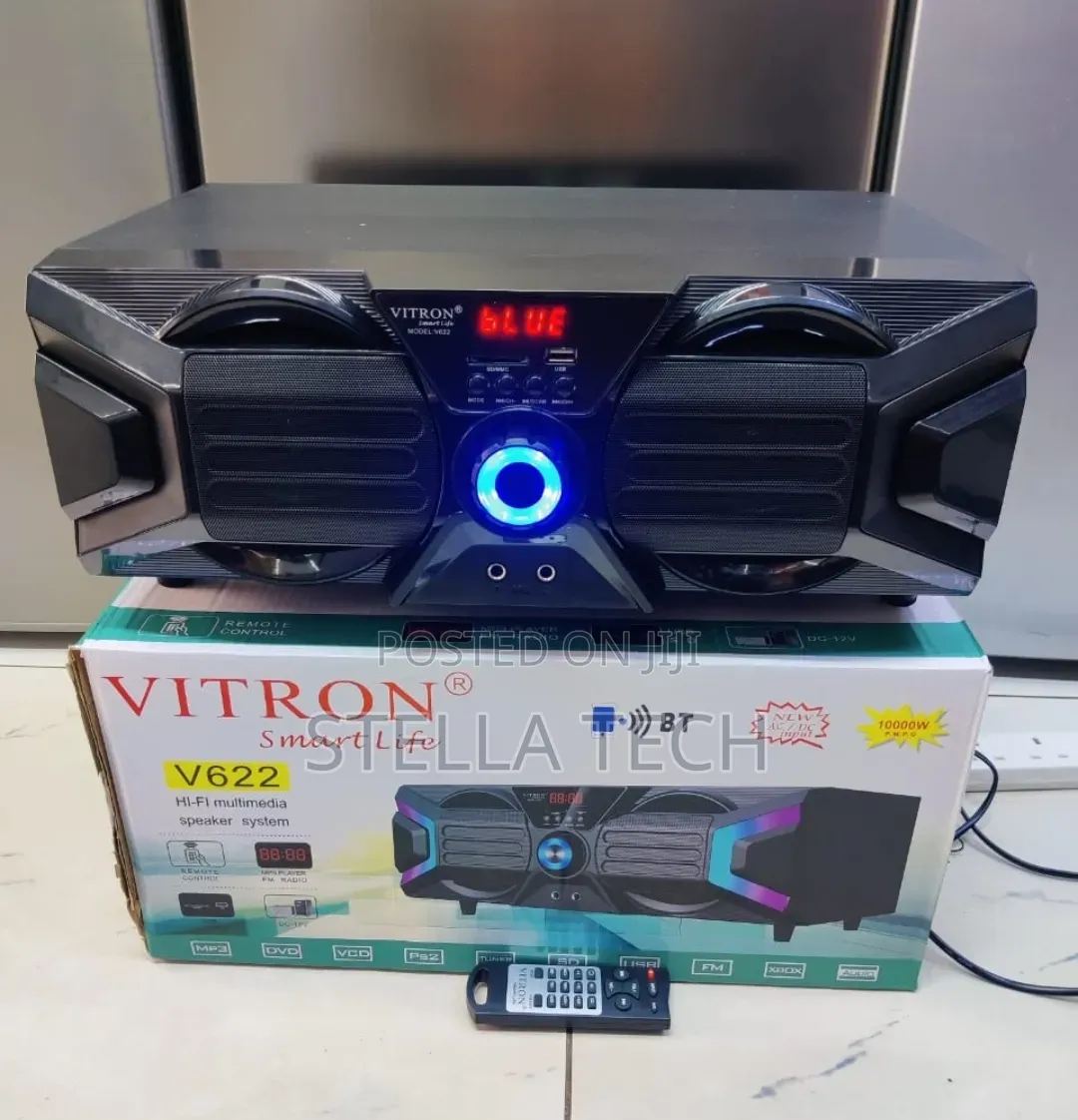 *Vitron XBOX Speaker With Bluetooth,USB,MP3, FM Radio AC/DC V622