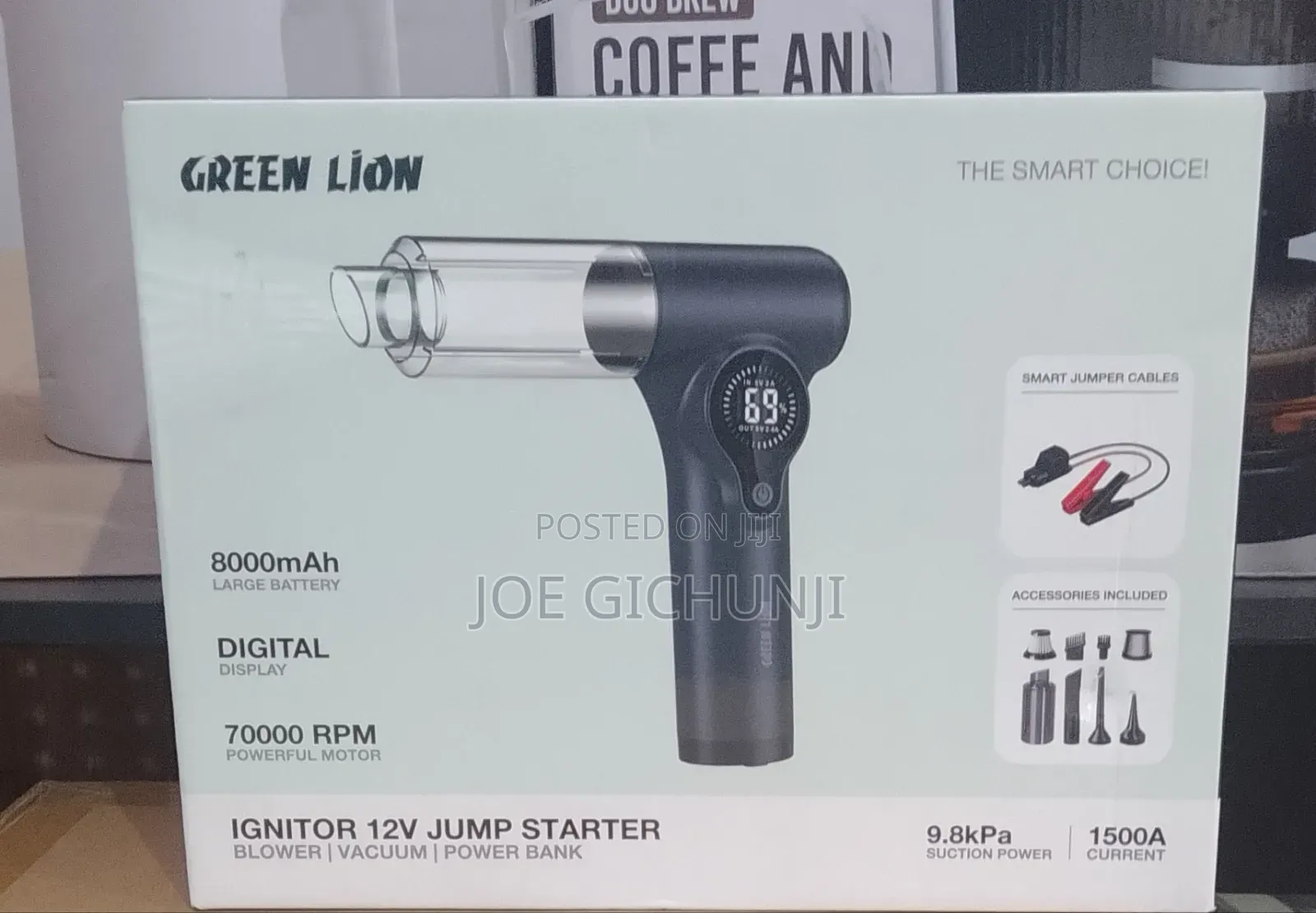 Green Lion Ignitor 12V 4-in-1 Jump Starter