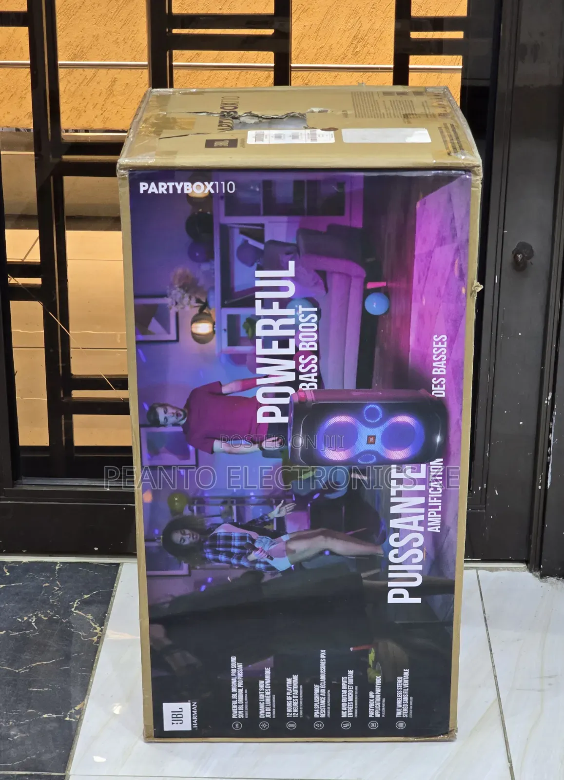 JBL Partybox 110 Portable Wireless Speaker 160w 12hrs