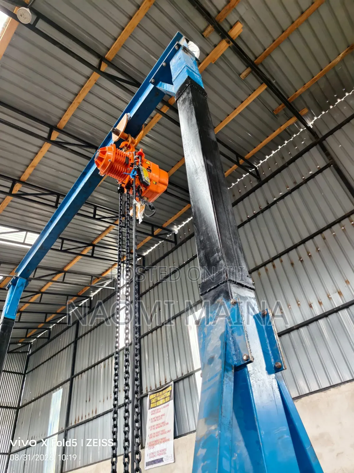 For SALE: Heavy-Duty 2-Ton (2T) Electric Chain Hoist