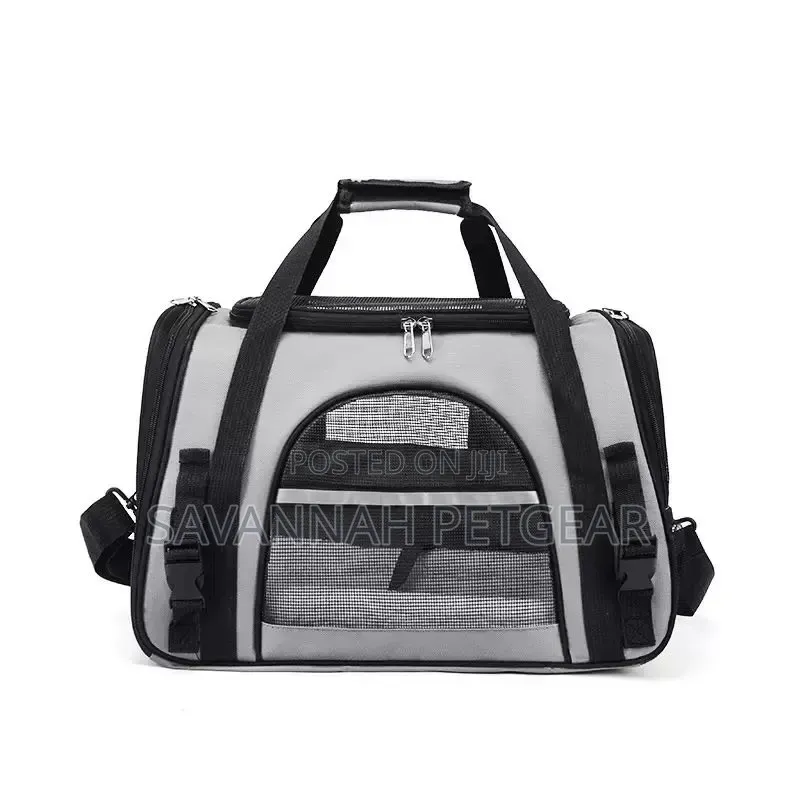 Small Pet Travel Bag, Foldable Oxford Pet Carrier for Car Airline Trip