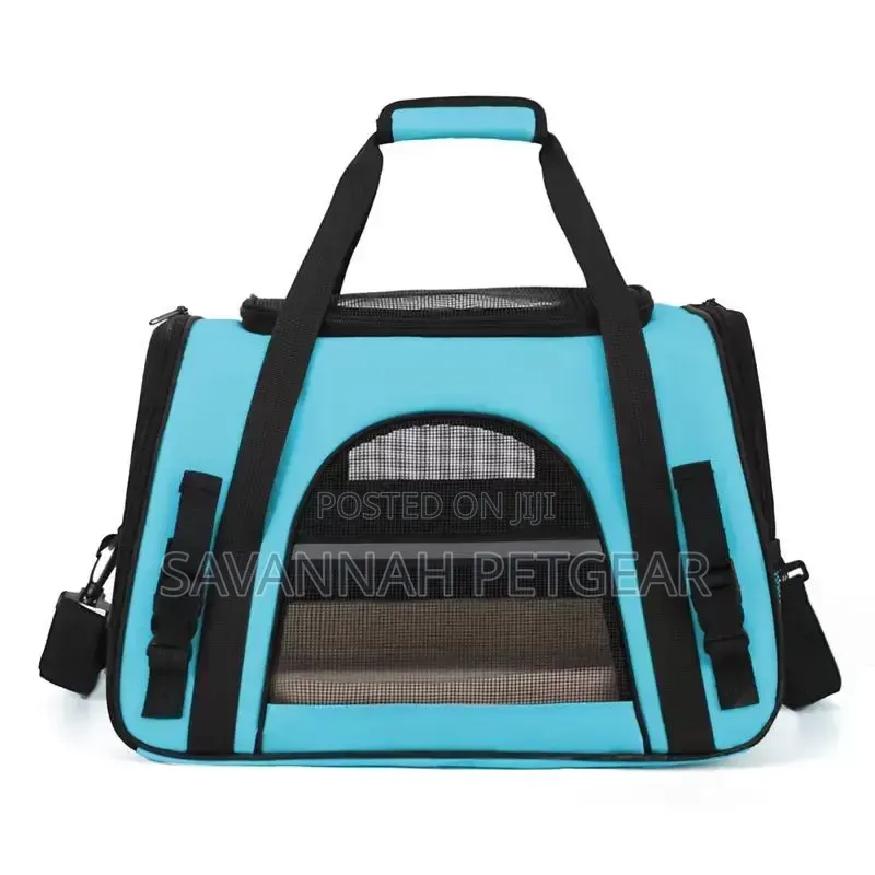 Small Pet Travel Bag, Foldable Oxford Pet Carrier for Car Airline Trip